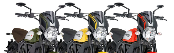 DUCATI SCRAMBLER DESERT SLED [2025] – RetroVision Windschild Visier – Getönt