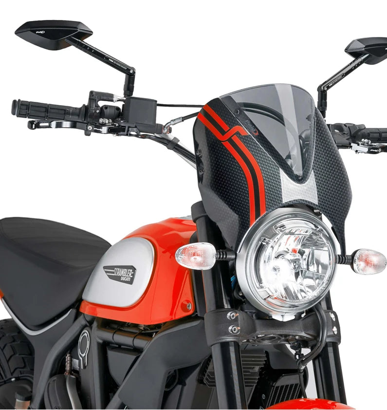 DUCATI SCRAMBLER DESERT SLED [2025] – Visière de pare-brise RetroVision
