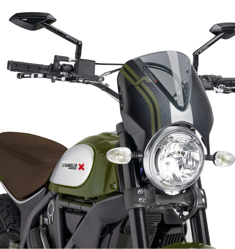 DUCATI SCRAMBLER DESERT SLED [2025] – Visière de pare-brise RetroVision