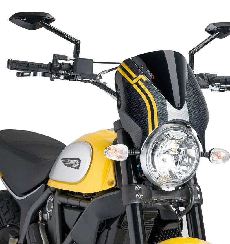 DUCATI SCRAMBLER DESERT SLED [2025] – Visière de pare-brise RetroVision