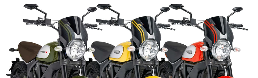 DUCATI SCRAMBLER DESERT SLED [2025] – Visière de pare-brise RetroVision