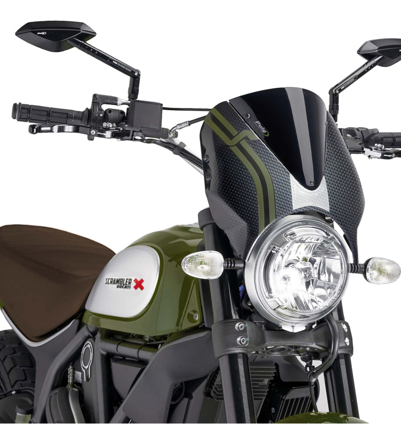DUCATI SCRAMBLER DESERT SLED [2025] – Visière de pare-brise RetroVision