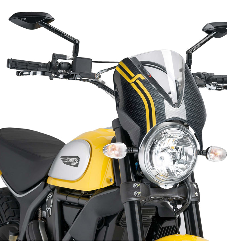 DUCATI SCRAMBLER DESERT SLED [2025] – Visière de pare-brise RetroVision