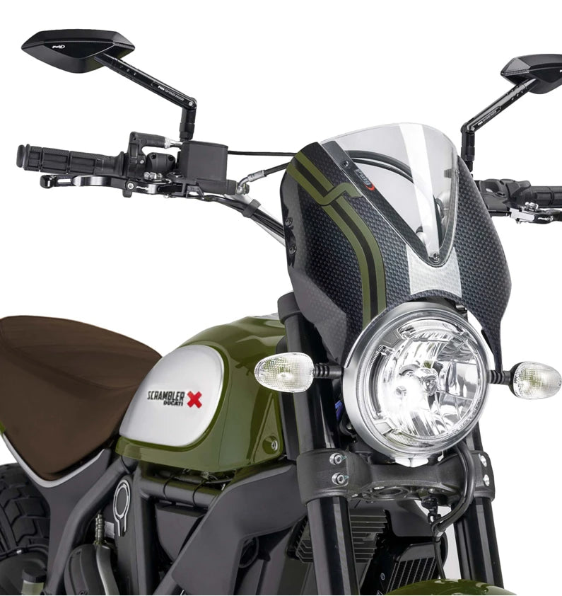 DUCATI SCRAMBLER DESERT SLED [2025] – Visière de pare-brise RetroVision