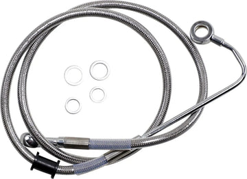harley davidson flstc [ESPECIALIDADES DE ARRASTRE] - Línea de freno extendida de acero inoxidable