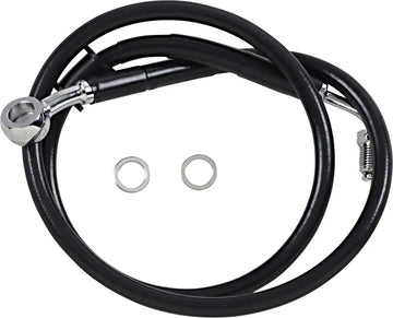 harley-davidson street bob [DRAG SPECIALTIES] – Verlängerte Edelstahl-Bremsleitung - 0