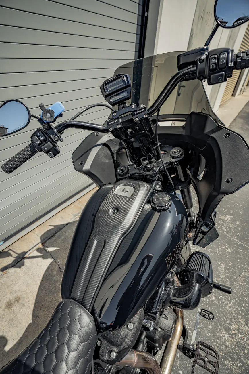 Harley Davidson FXLRS [SLYFOX] - Tableau de bord en fibre de carbone