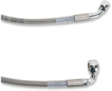 harley davidson flst [DRAG SPECIALTIES] – Edelstahl-Bremsleitungs-Kit in verlängerter Ausführung - 0