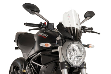 DUCATI MONSTER 821 DARK [2016] – Sportscheibe – Transparent - 0
