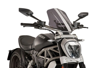 TRIUMPH BONNEVILLE T 120 BLACK [2025] - Verstellbare Touringscheibe | Getönt | PUIG 8922H