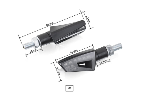 KTM RC 390 [2025] – オープンインジケーターセット – ブラック