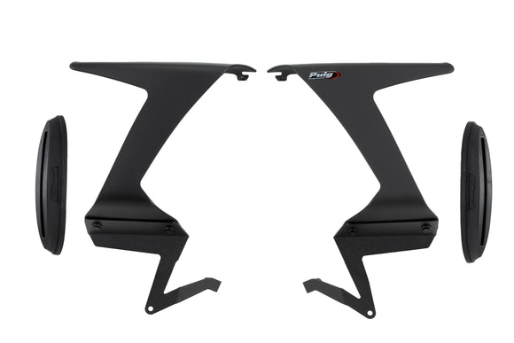 KAWASAKI ZX-6R NINJA [2025] – Race Side Spoiler – Schwarz