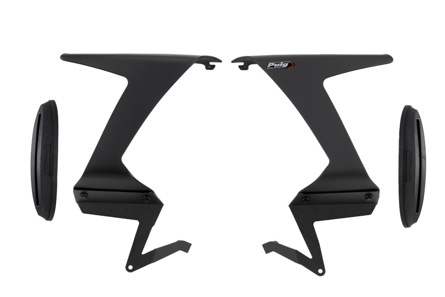 KAWASAKI ZX-6R NINJA [2025] – Race Side Spoiler – Svart