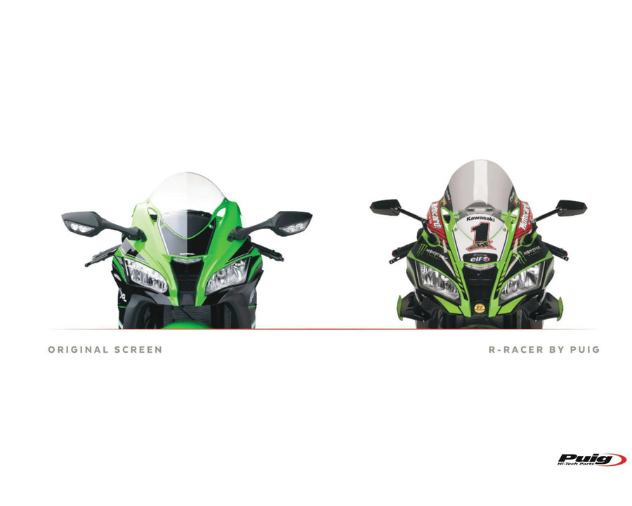 KAWASAKI ZX-10RR NINJA PERFORMANCE [2018] – Ekran R-Racer – Przezroczysty