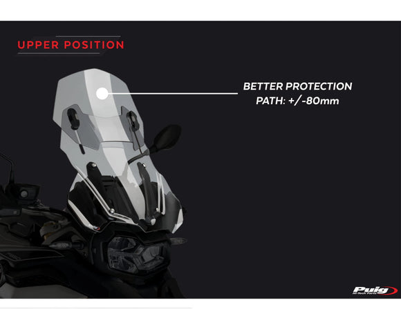 BMW F 750 GS [2024] — Регулируемый экран — Прозрачный