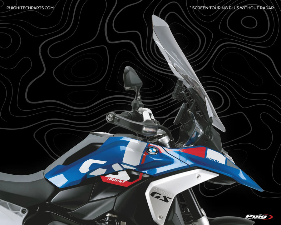 BMW R 1300 GS TROPHY [2025] – bulle touring – transparente