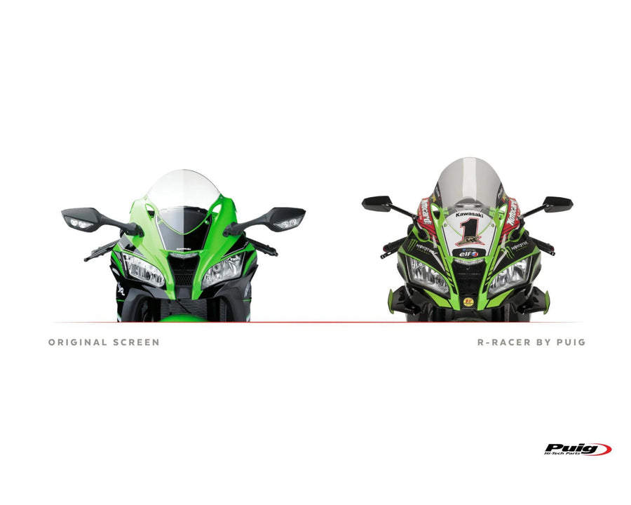 KAWASAKI ZX-10RR NINJA PERFORMANCE [2018] – Ekran R-Racer – Przezroczysty