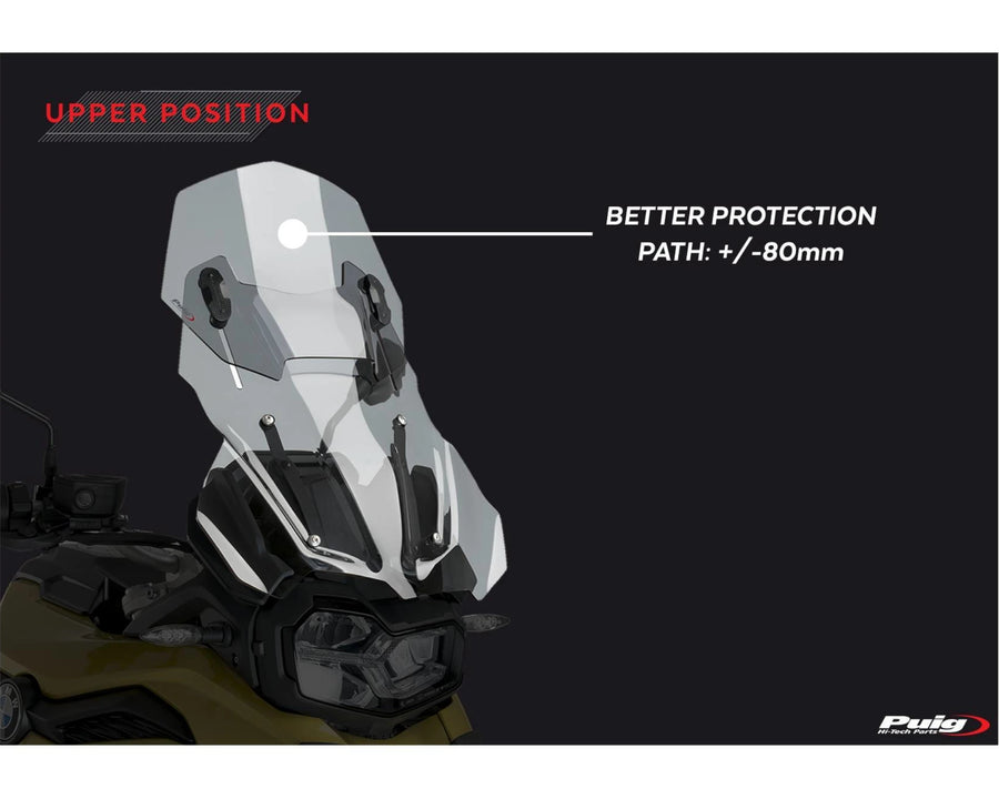 BMW F 800 GS [2025] – Adjustable windshield – Tinted