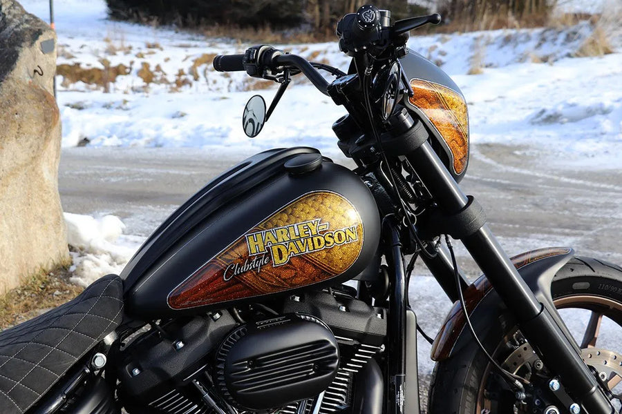 harley-davidson low rider s [CULT WERK] – Dash Cover für Harley
