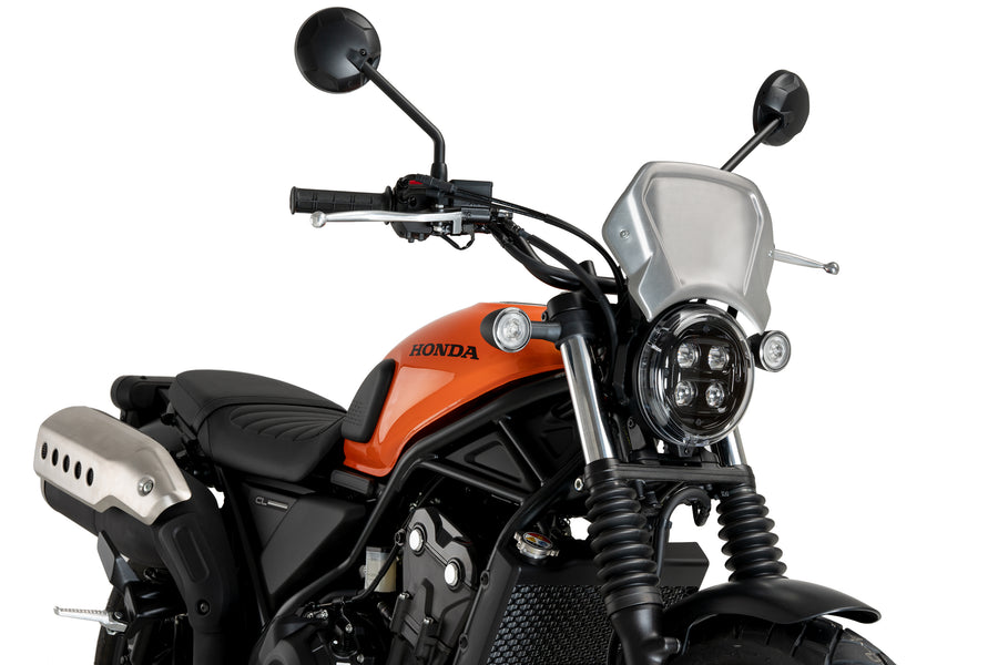 HONDA CL 500 [2025] – ALU frontpanel – sølv