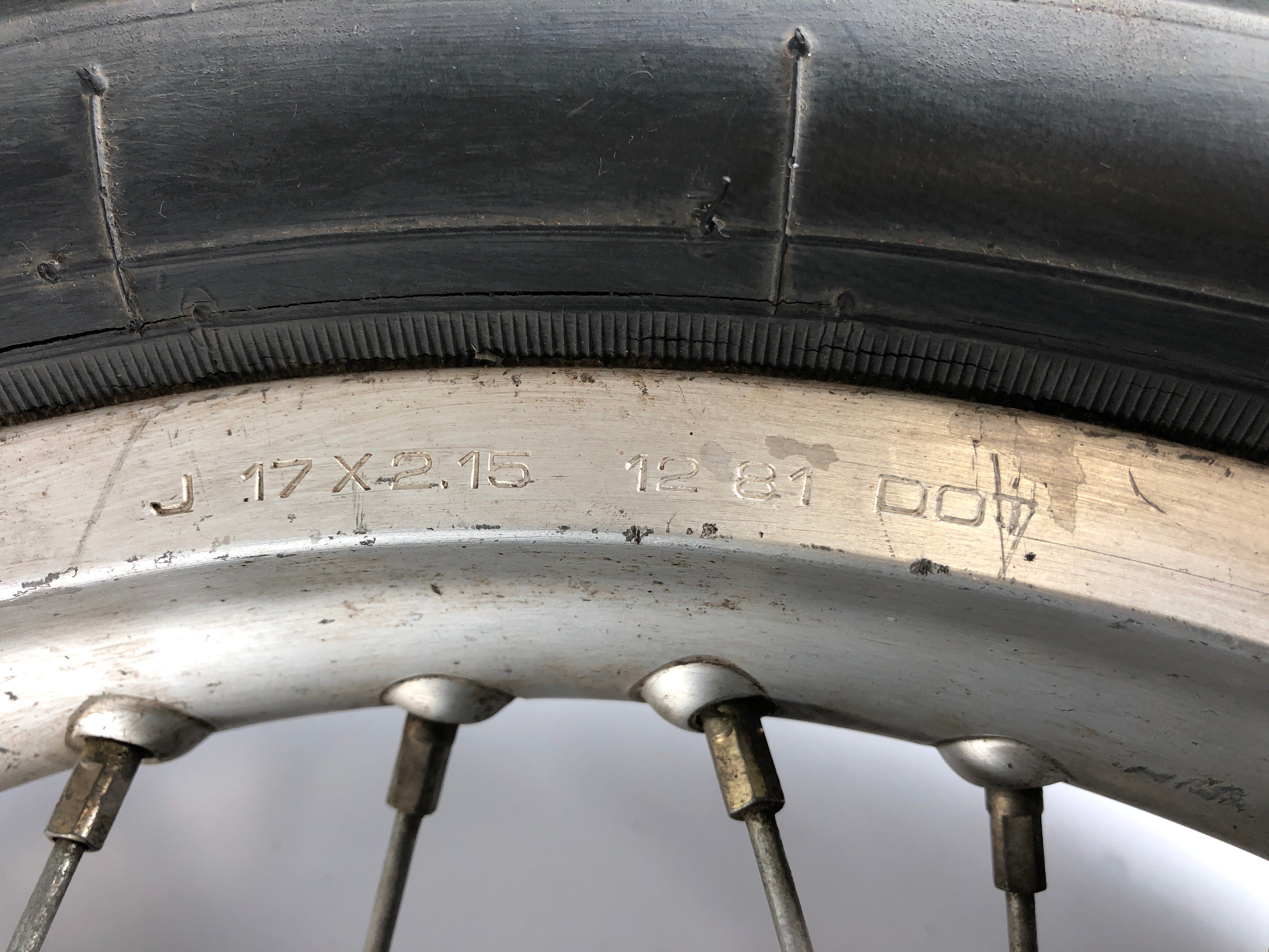 Honda XL 500 R PD02 [1983] - Rear wheel rim