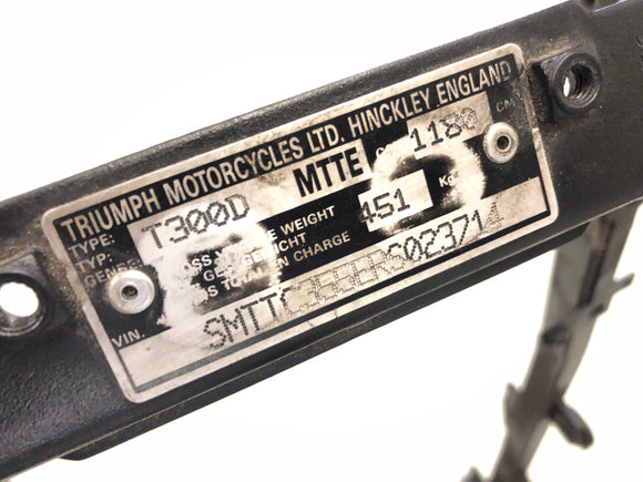 Triumph Daytona 1200 T300D [1995] Frame con documenti