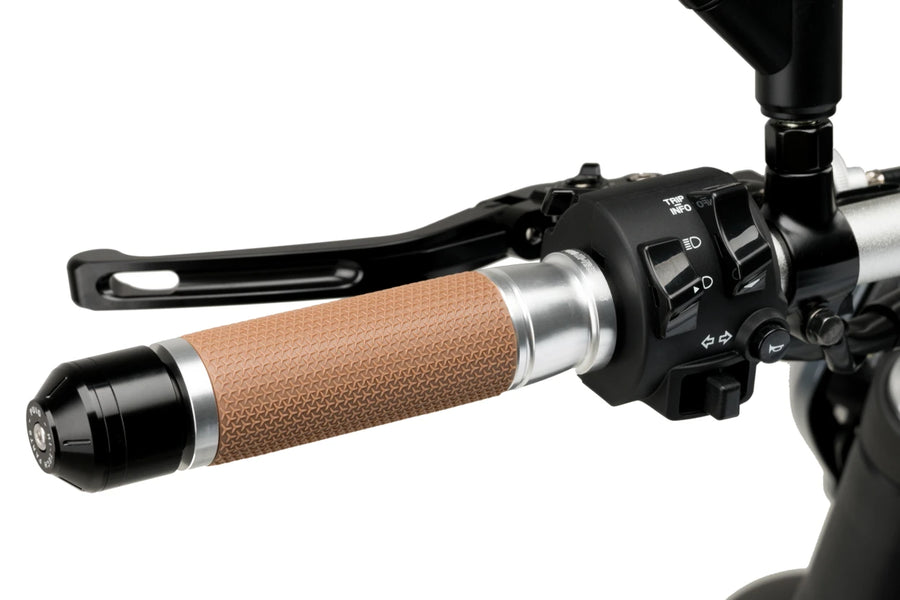 KAWASAKI Z 125 [2025] – Vintage Grips – Svart