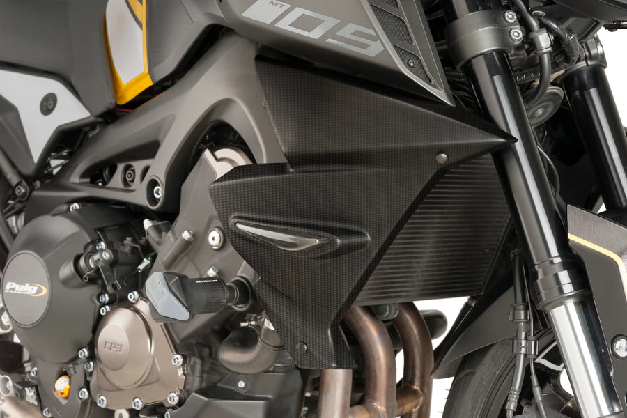 YAMAHA MT-09 SP [2020] – Kühlerdeckel – Mattschwarz
