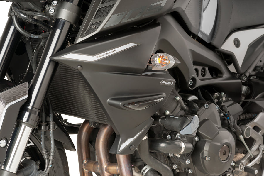 YAMAHA MT-09 SP [2020] – Kühlerdeckel – Mattschwarz