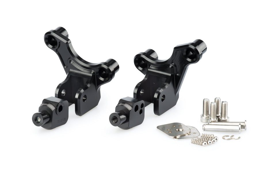 HONDA X-ADV [2020] – Adapter Fußrasten- Gummipad "Rider" – Schwarz