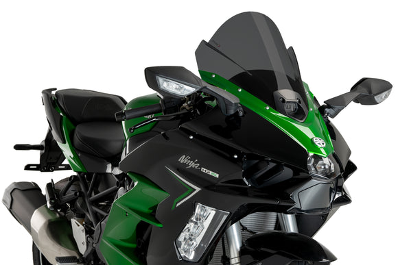 KAWASAKI NINJA H2 SX SE [2025] – Z-Racing Screen – Transparentní