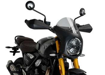 TRIUMPH SCRAMBLER 400X [2025] – Vindrutebana – Titanium - 0