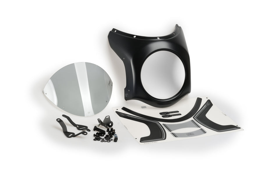 TRIUMPH SCRAMBLER 400X [2025] – Tela de carenagem retrô – Preto