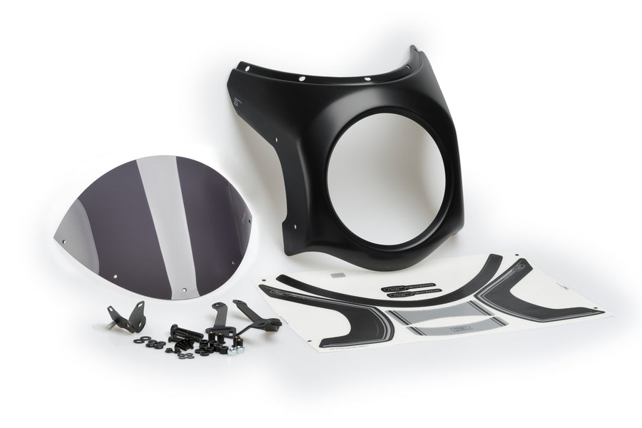 TRIUMPH Scrambler 400X [2025] – Retro Fairing Screen – Černá