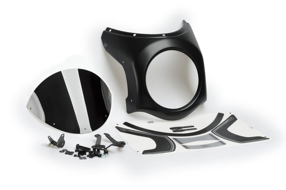 TRIUMPH SCRAMBLER 400X [2025] – Retro-Verkleidungscheibe – Schwarz