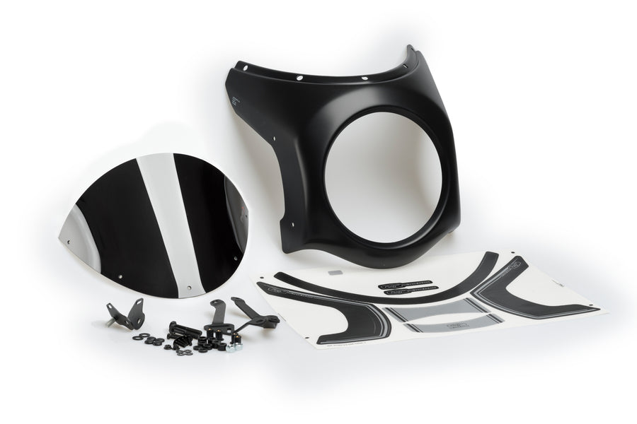 TRIUMPH Scrambler 400X [2025] – Retro Fairing Screen – Černá