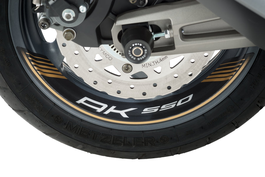 KYMCO AK 550 PREMIUM [2025] – Speciali strisce per cerchioni – Argento