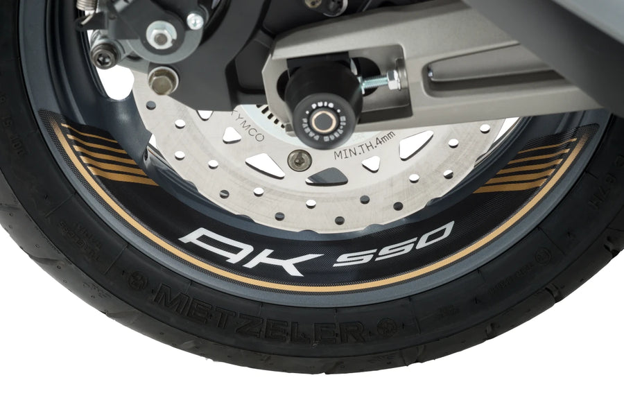 KYMCO AK 550 PREMIUM [2025] – Speciali strisce per cerchioni – Argento