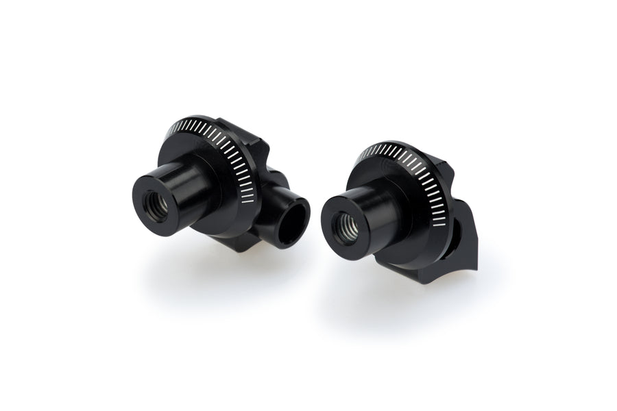 APRILIA DORSODURO 900 [2020] – Adapter Fußrasten- Gummipad "Rider" – Schwarz