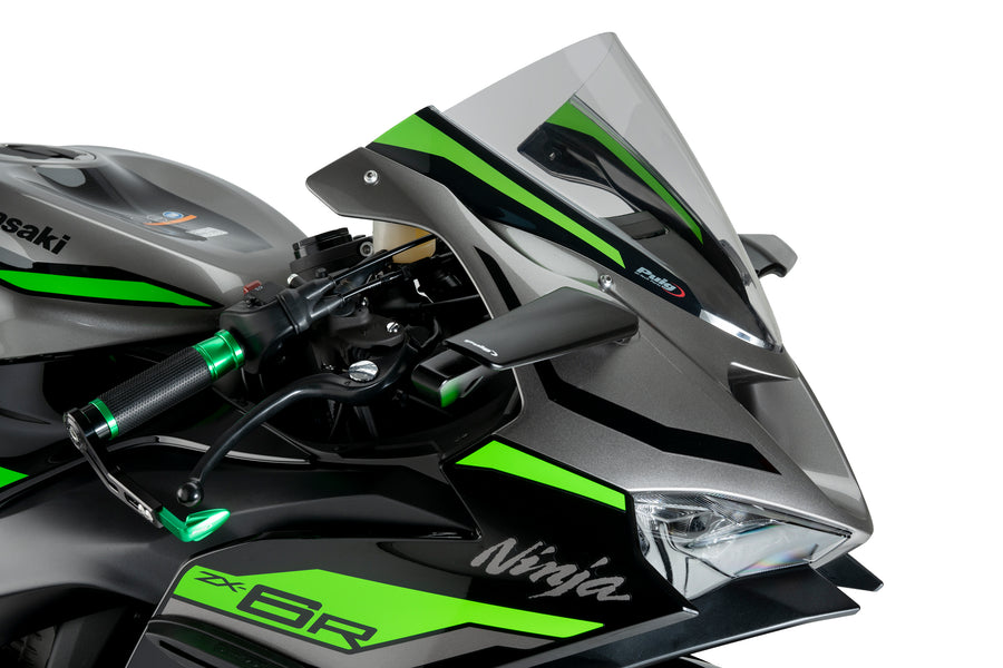 KAWASAKI ZX-6R NINJA [2025] — Экран Z-Racing — сильная тонировка