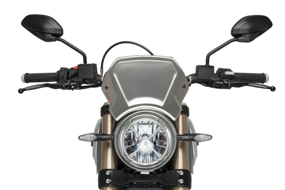 DUCATI SCRAMBLER 1100 DARK PRO [2025] – ALU Frontplatte – Schwarz