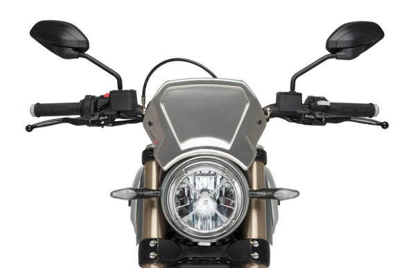 DUCATI SCRAMBLER 1100 DARK PRO [2025] – ALU Frontplatte – Schwarz