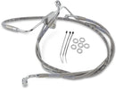 harley davidson flhtc [DRAG SPECIALTIES] – Edelstahl-Bremsleitungs-Kit in verlängerter Ausführung-3