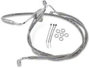 Harley Davidson Flhtcui [DRAG SPECIALTIES] – Edelstahl-Bremsleitungs-Kit, verlängert
