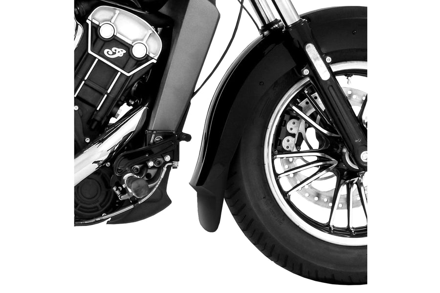 INDIAN SCOUT [2025] – Extensión del guardabarros delantero – Negro