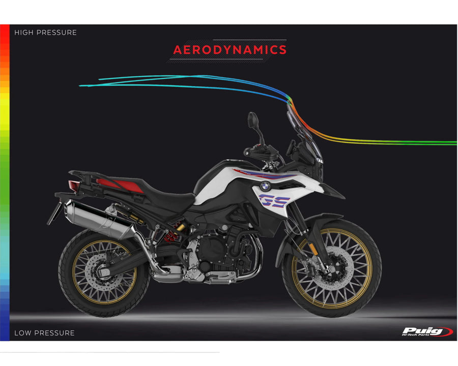 BMW F 750 GS [2024] – Justerbar skærm – Gennemsigtig