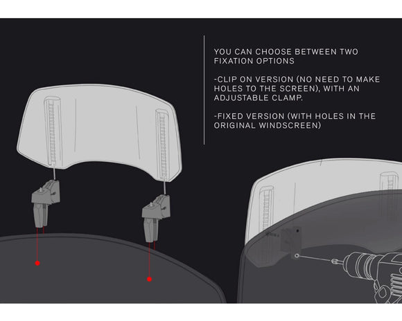 KTM 890 SMT [2025] – ネジで取り付けられたスポイラーディスク 2.0 – 透明