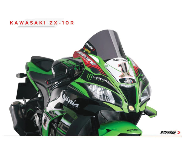 KAWASAKI ZX-10RR NINJA PERFORMANCE [2018] — Экран R-Racer — Черный