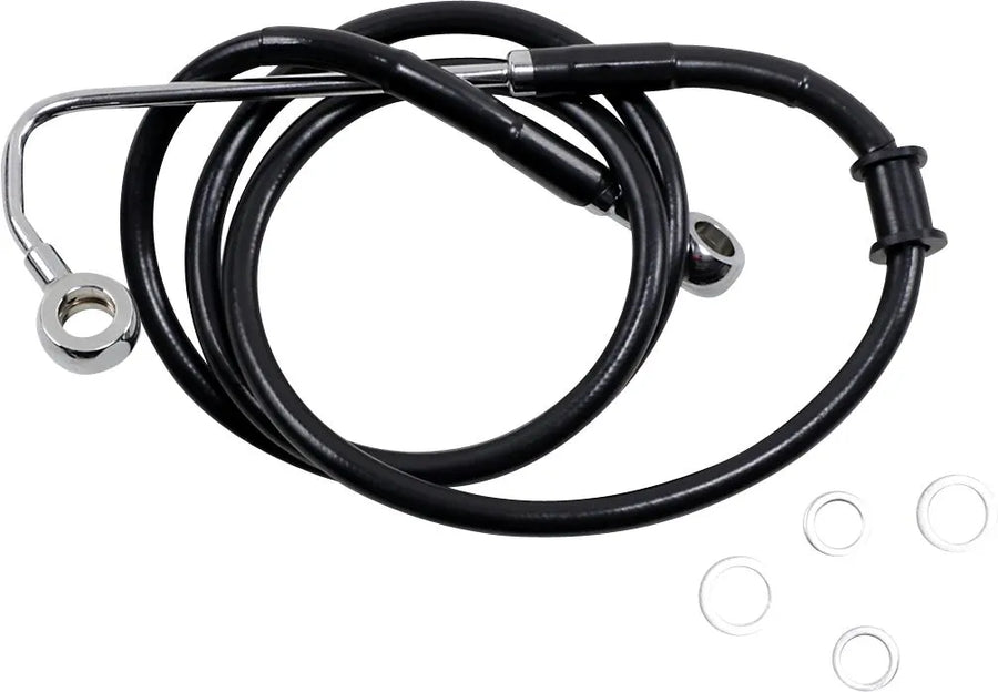 harley davidson flstc [DRAG SPECIALTIES] – Verlängerte Edelstahl-Bremsleitung