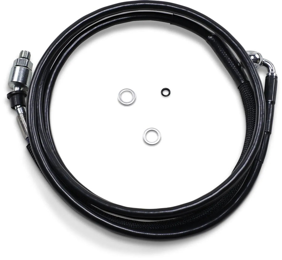 harley davidson fltr [DRAG SPECIALTIES] – Hydraulik-Kupplungsleitung aus Edelstahl